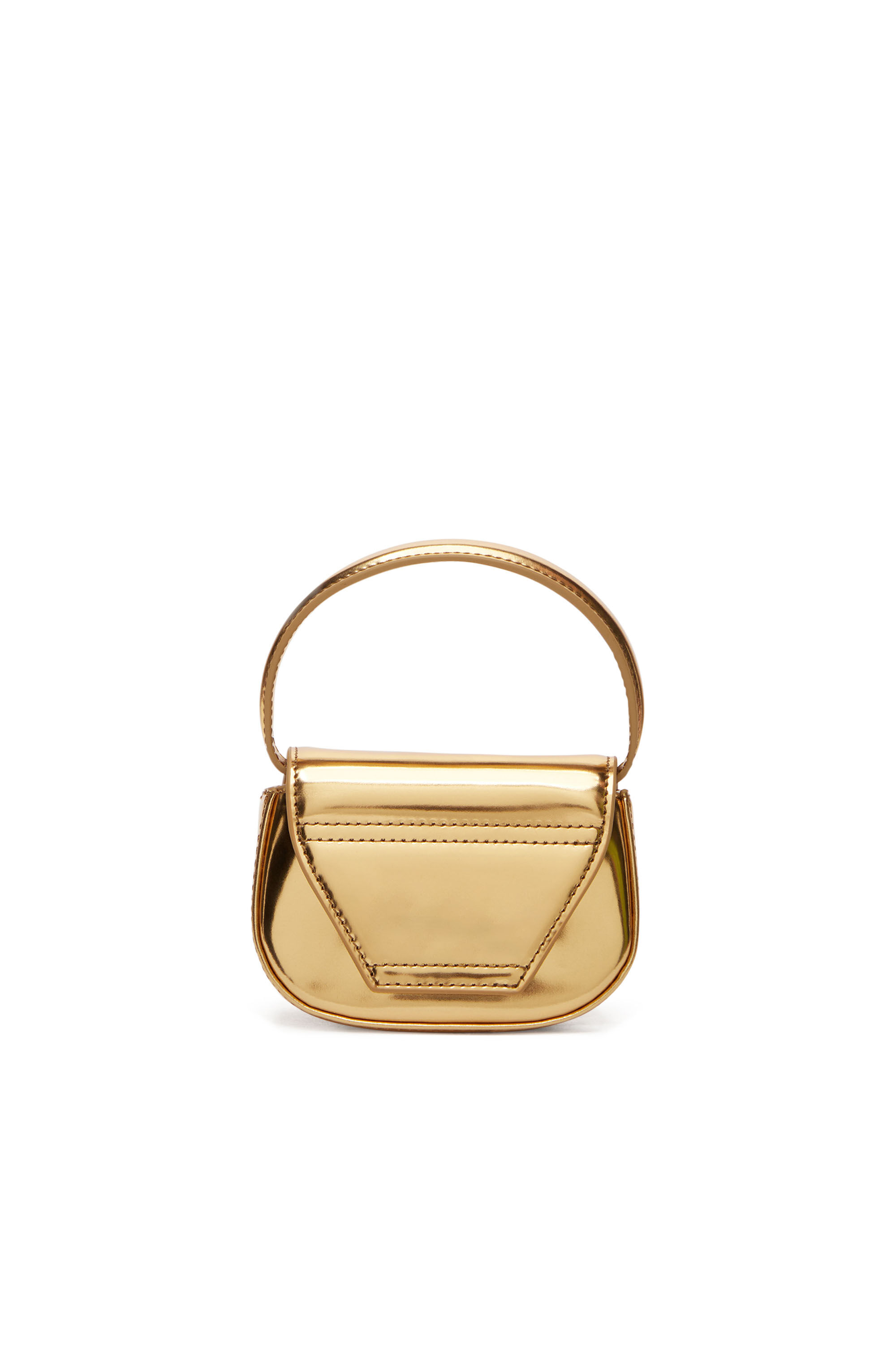 Diesel - 1DR-XS-S, Woman's 1DR-XS-S-Iconic mini bag in mirrored leather in Gold - 3