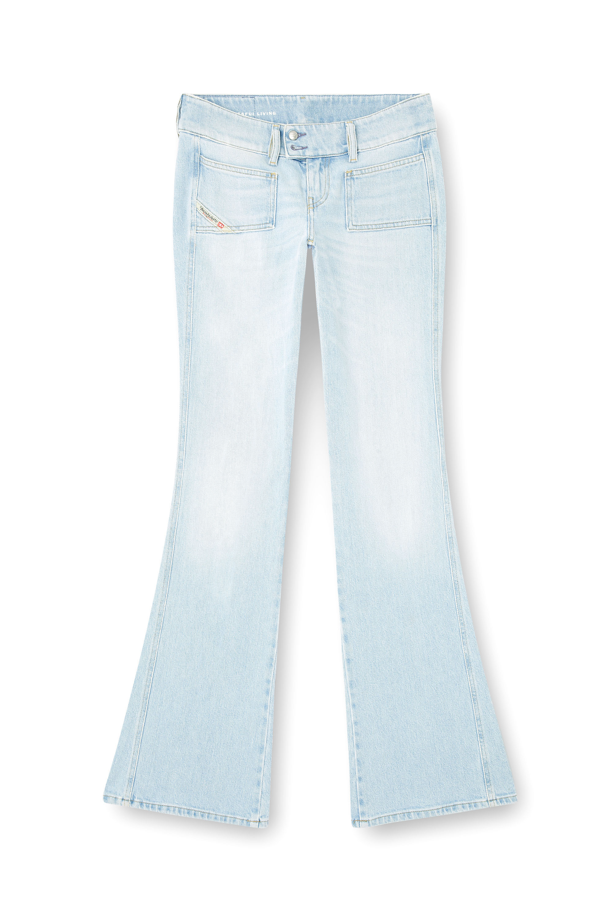 Diesel - Woman's Bootcut Jeans D-Hush 09M11, Light Blue - 3