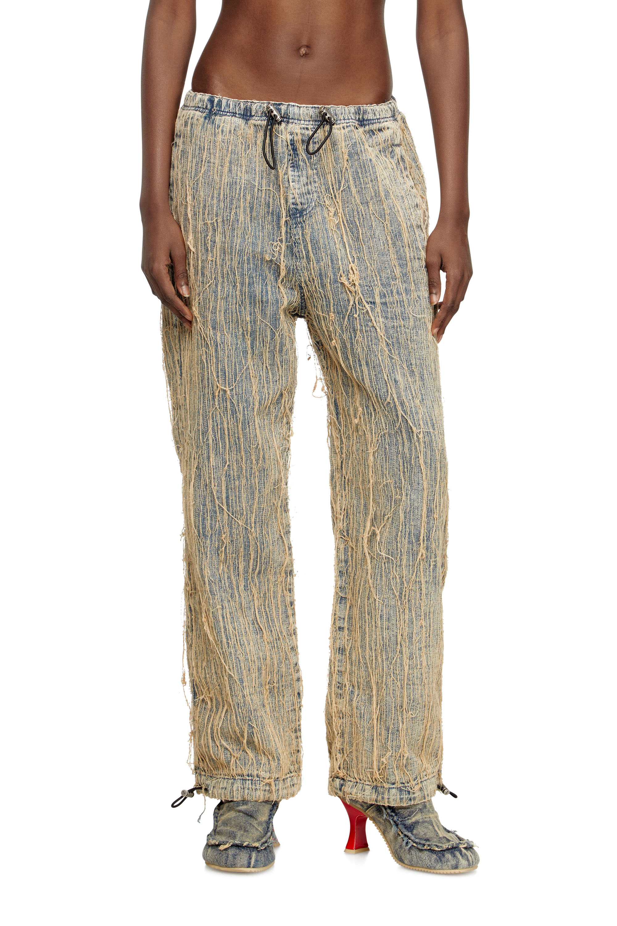 Diesel - Unisex's Relaxed Jeans D-Martial 0CMBZ, Medium blue - 1
