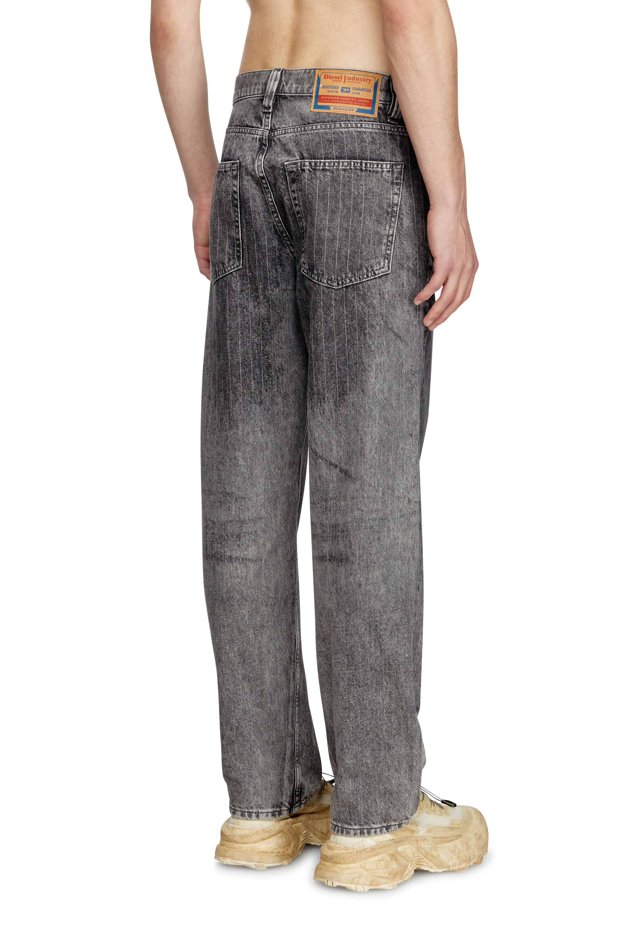 Diesel - Man's Regular Jeans 2024 D-Macs 0ABCU, Light Grey - 4