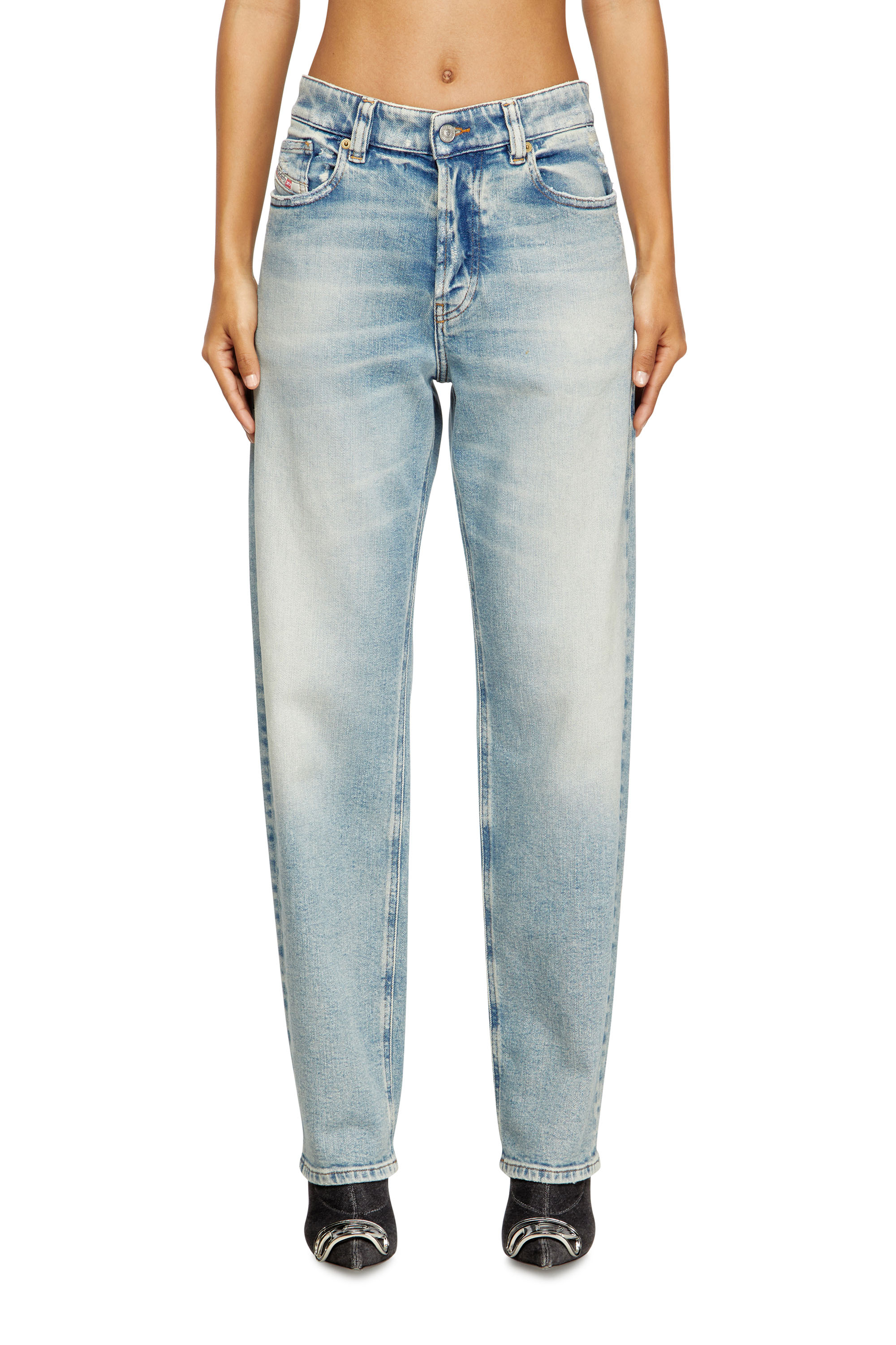 Diesel - Woman's Regular Jeans 1988 D-Ark 09M21, Light Blue - 2
